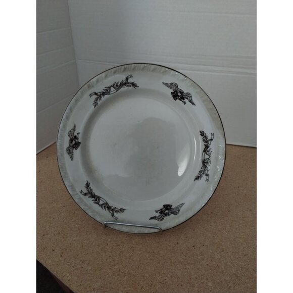 9 7/8" Mayer China Co Dinner Plate Beaver Falls, PA Philadelphia Eagle - Picture 2 of 3